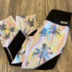Justice size 8 Capri leggings